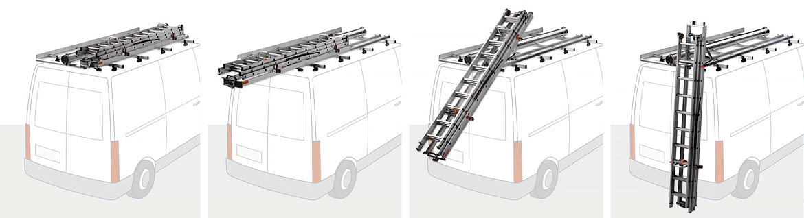 Roof rack and Ladder rack - Store Van